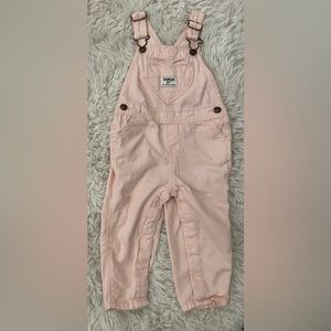 OshKosh B’Gosh Pink Toddler Girl Overalls 18 months